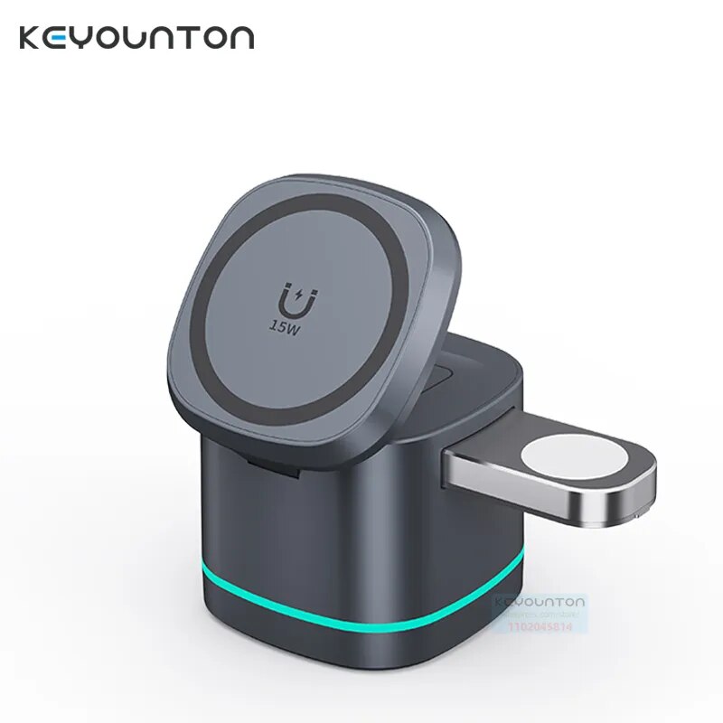 3-in-1 Magnetic Wireless Charger