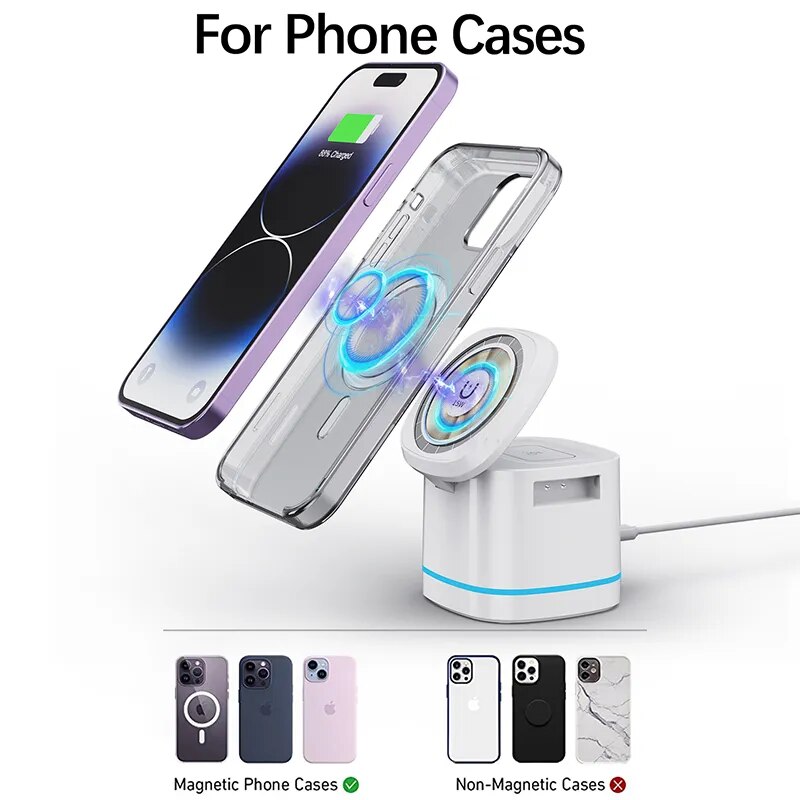 3-in-1 Magnetic Wireless Charger