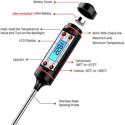 Digital Kitchen BBQ Thermometer