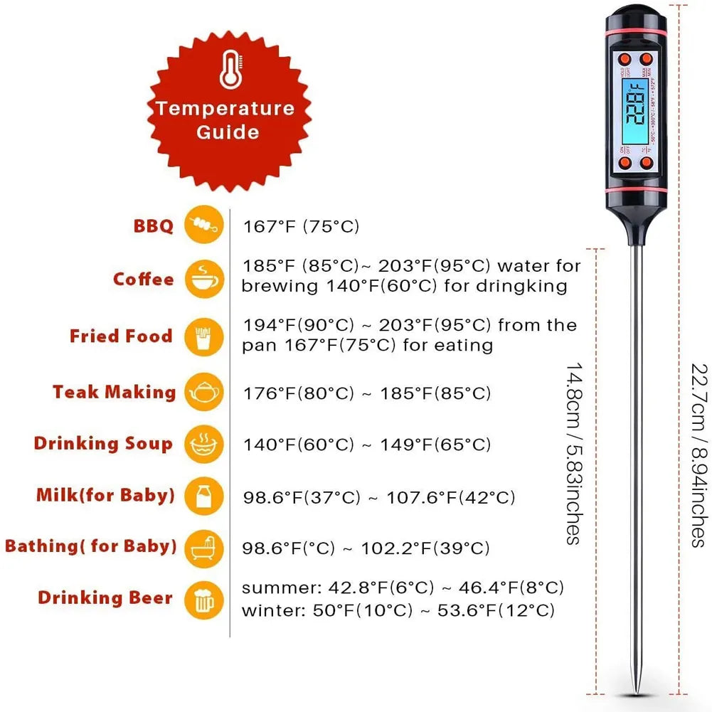 Digital Kitchen BBQ Thermometer