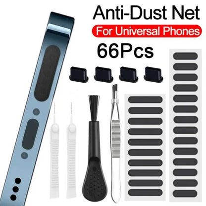 66Pcs Mobile Phone Charging Port Cleaning Set