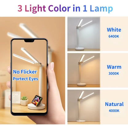 USB Chargeable Dimmable Desk Lamps