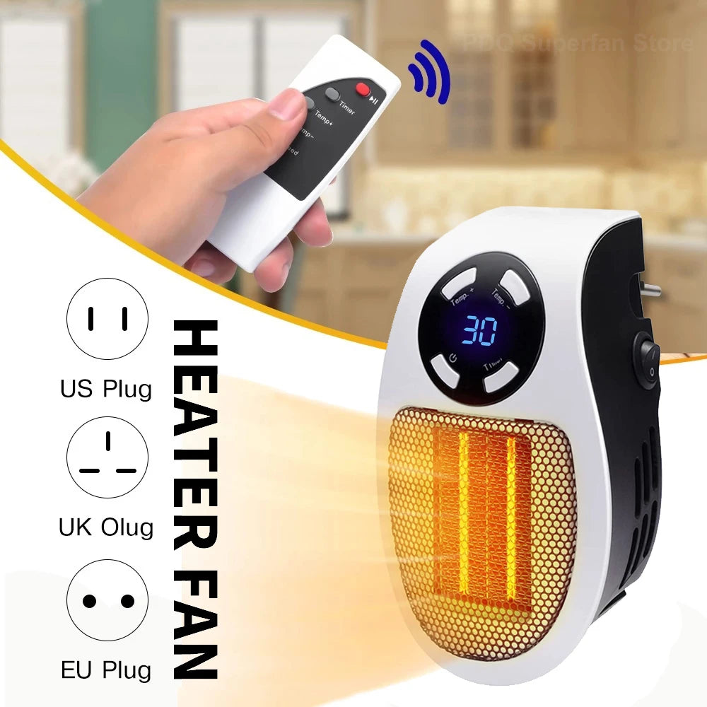 Portable Heater Electric Mini Remote Machine