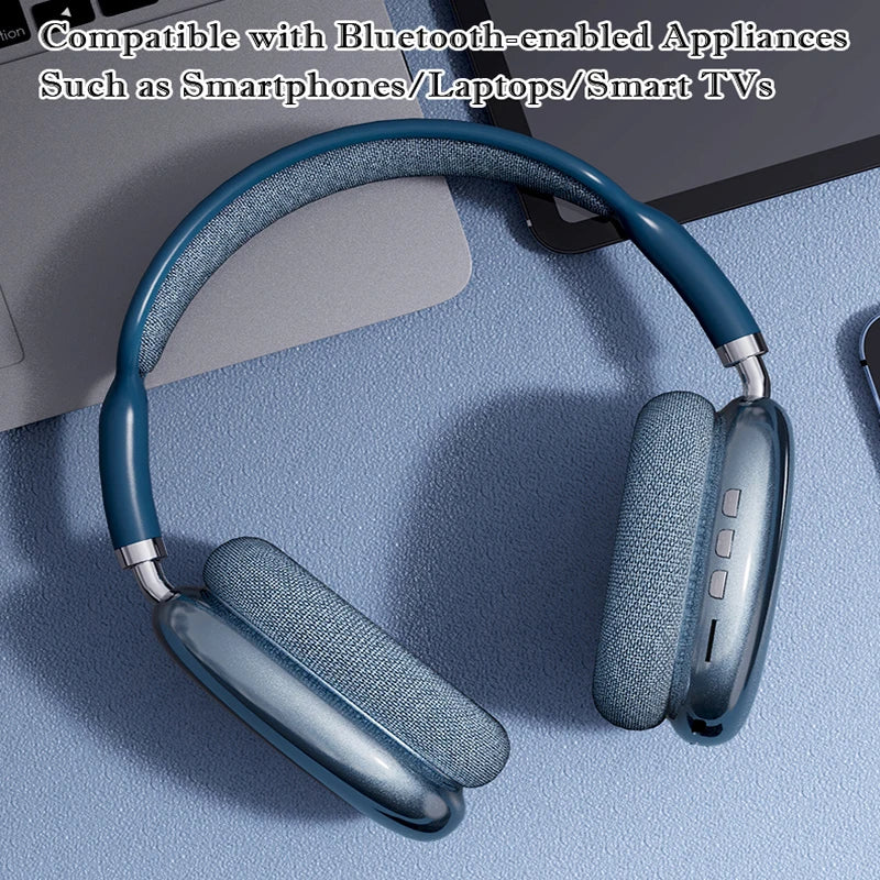 P9 Wireless Bluetooth Headphones With Mic Noise Cancelling Headsets Stereo Sound Earphones Sports Gaming Headphones