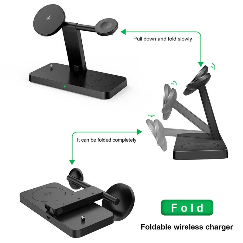 4 In 1 Magnetic Wireless Charger Station