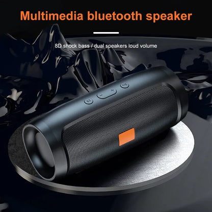 Bluetooth Dual Speaker Stereo Outdoor Fm Voice Broadcasting Portable Subwoofer