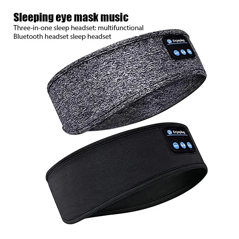 Wireless Bluetooth Speaker headscarf Wireless Music Sleep Headset Sports Headband Built-in Sleep Music Eye Mask Travel Headset