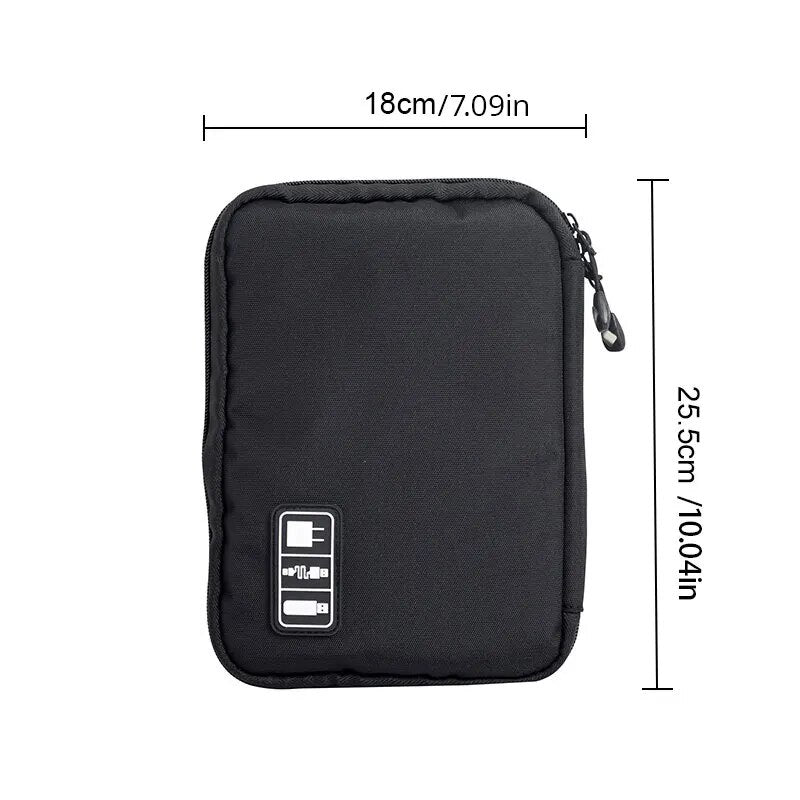 1pc Black Green Storage Bag