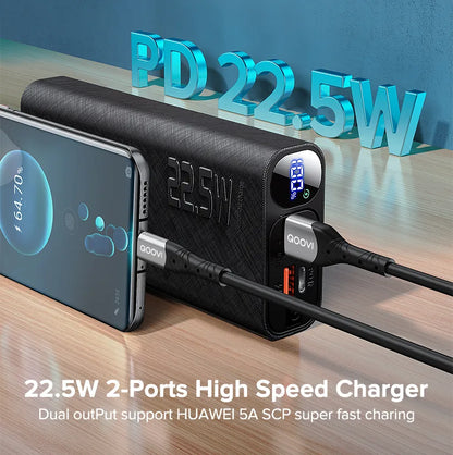 Power Bank 20000mAh Portable PD 20W Fast Charging Powerbank Mobile Phone External Battery Powerbank