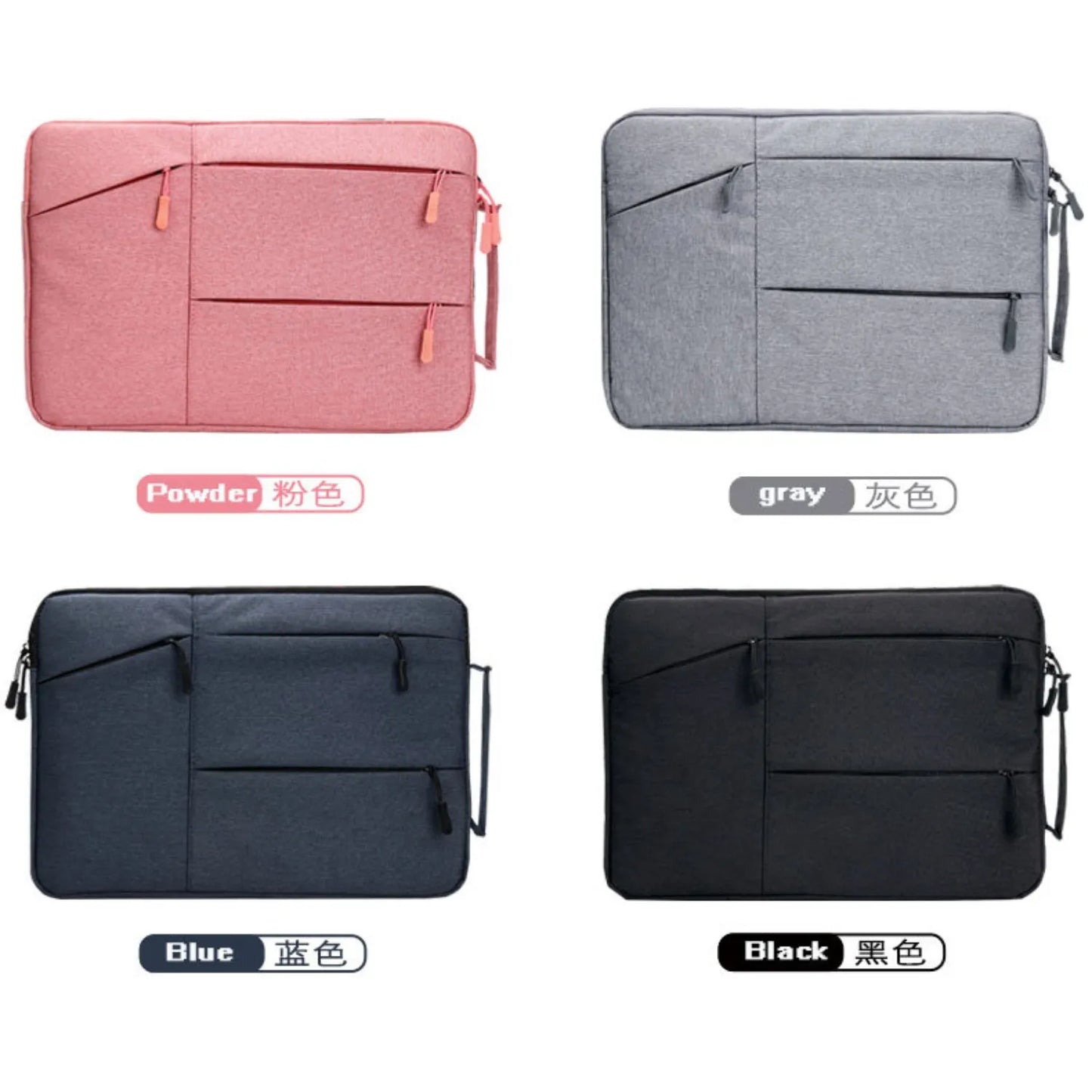 Laptop Bag PC Case 13 14 15 Cover Funda Sleeve Portable Case For Macbook Air Pro 12 13.3 14.1 15.6 Inch Redmi Mac book M1 Laptop