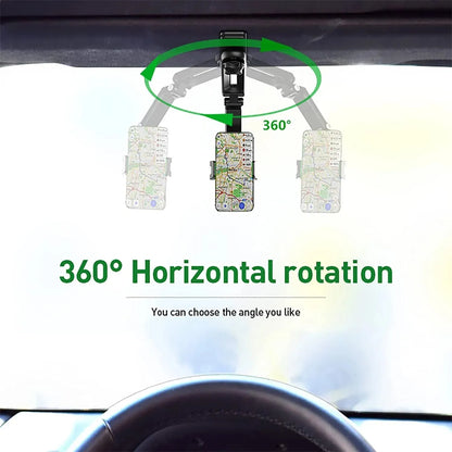 Multifunctional Sun Visor Phone Holder for Car