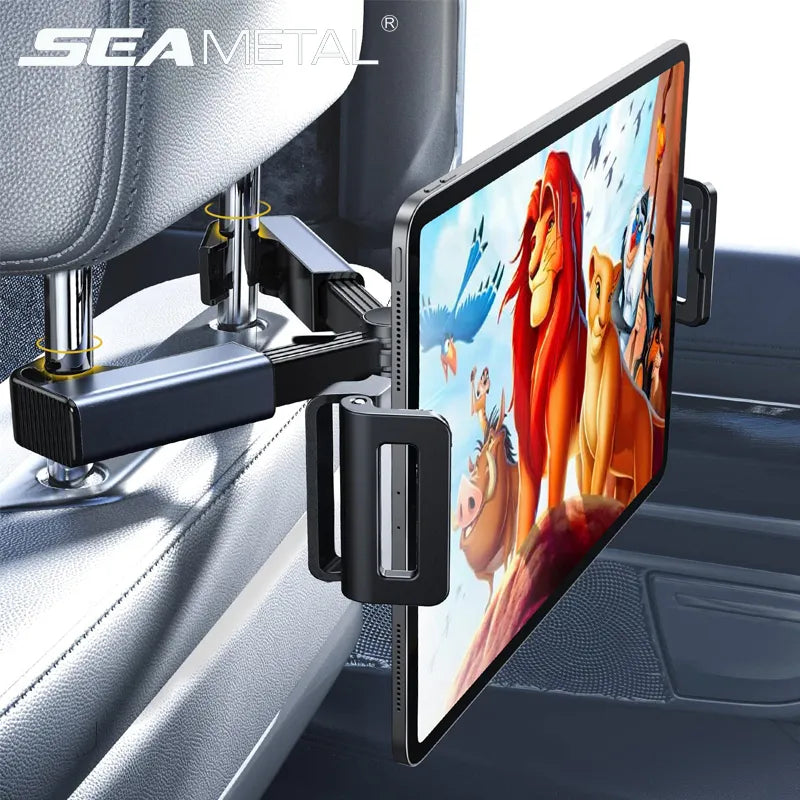 Telescopic Car Phone Holder Tablet Holder Anti Shake Tablet Mount 4-12.9 inch Universal Phone Stand for iPhone iPad