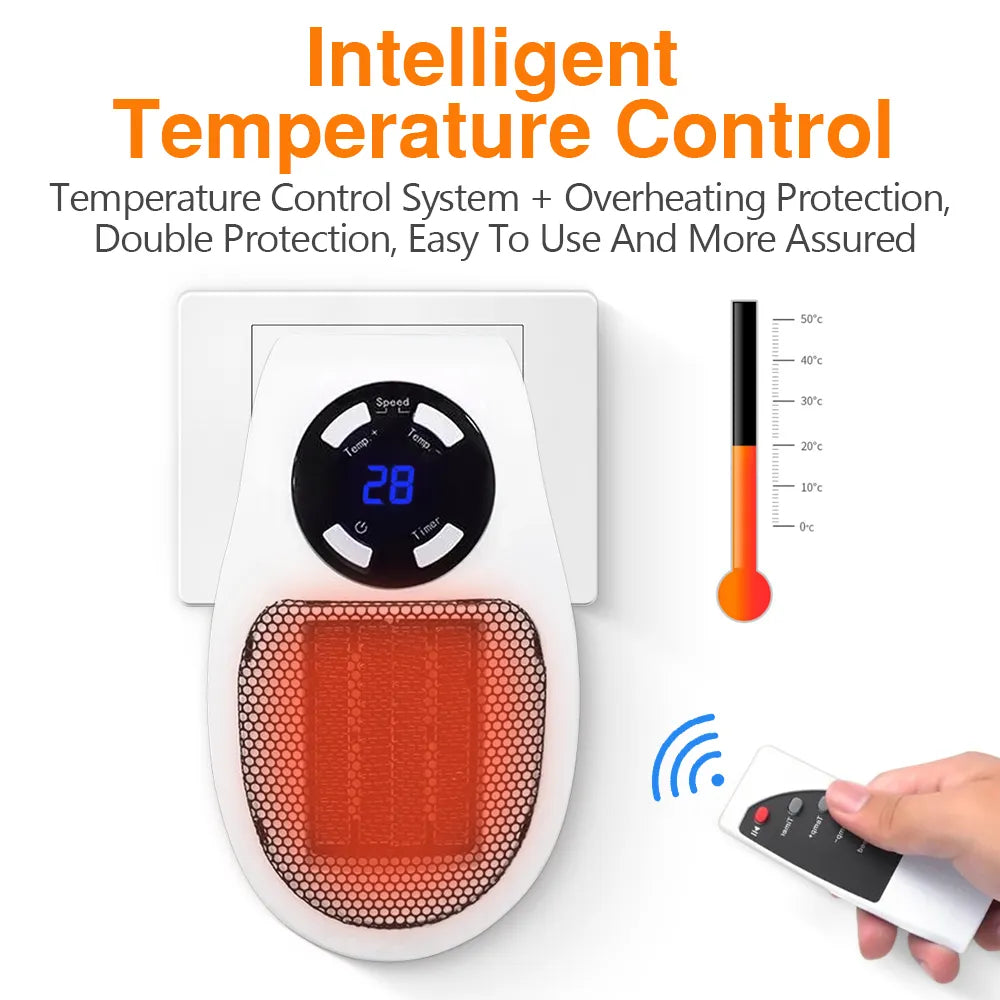 Portable Heater Electric Mini Remote Machine