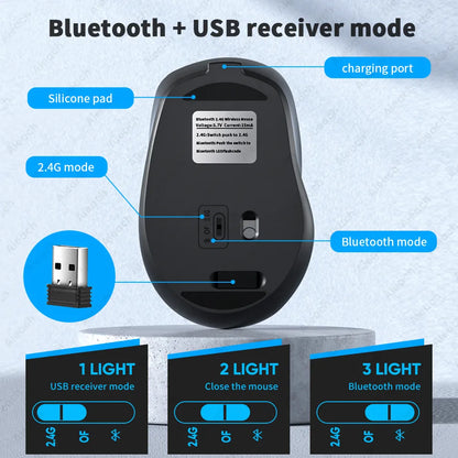 Rechargeable Wireless Bluetooth Mouse