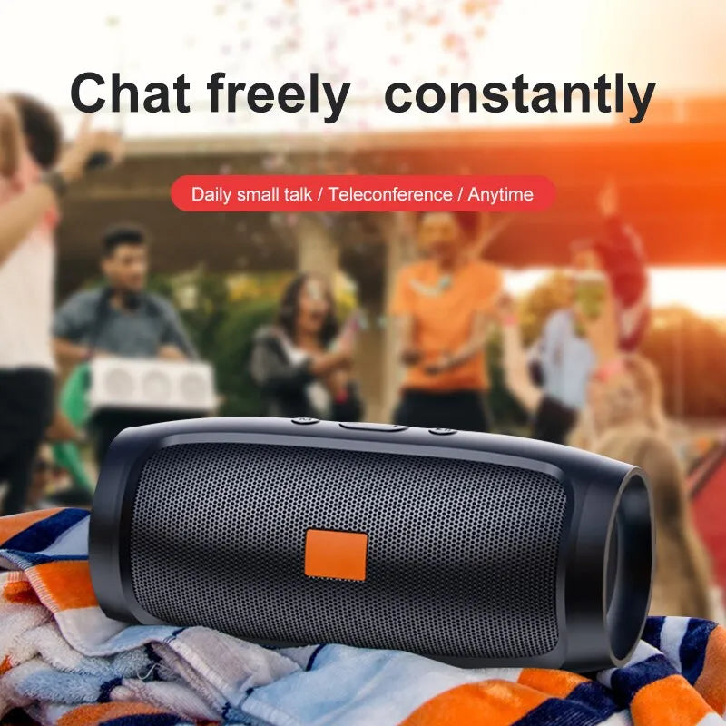 Bluetooth Dual Speaker Stereo Outdoor Fm Voice Broadcasting Portable Subwoofer