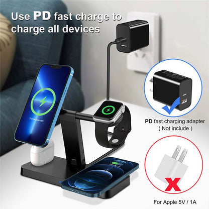 4 In 1 Magnetic Wireless Charger Station